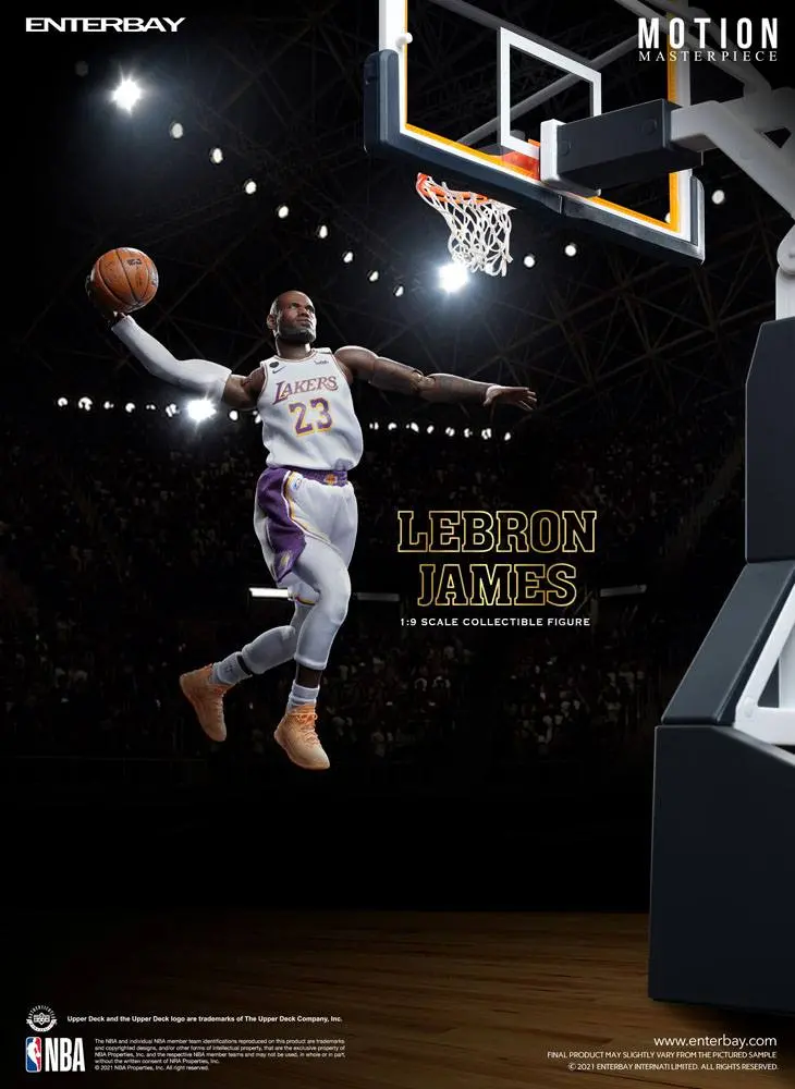 NBA Collection Motion Masterpiece Actionfigur 1/9 LeBron James (LA Lakers) 23 cm Produktfoto