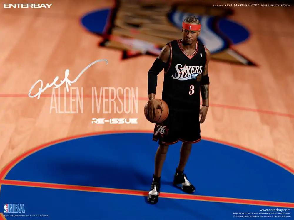 NBA Collection Real Masterpiece Actionfigur 1/6 Allen Iverson Limited Retro Edition 30 cm termékfotó