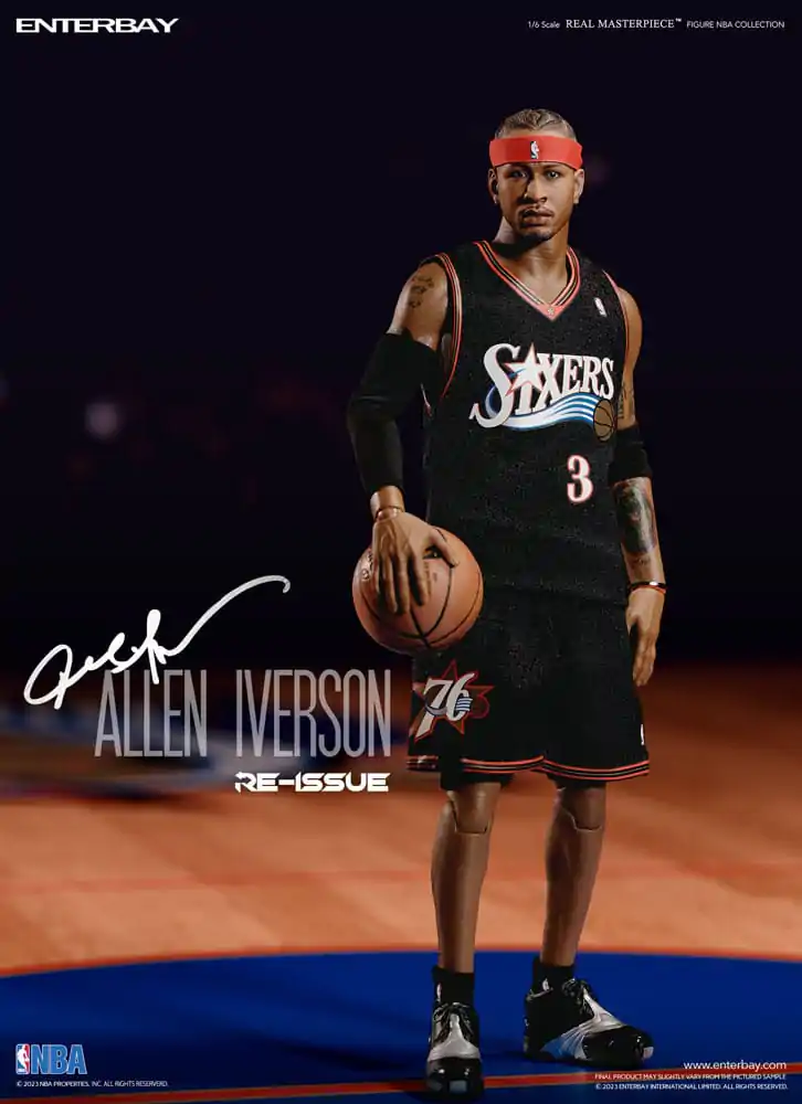 NBA Collection Real Masterpiece Actionfigur 1/6 Allen Iverson Limited Retro Edition 30 cm termékfotó