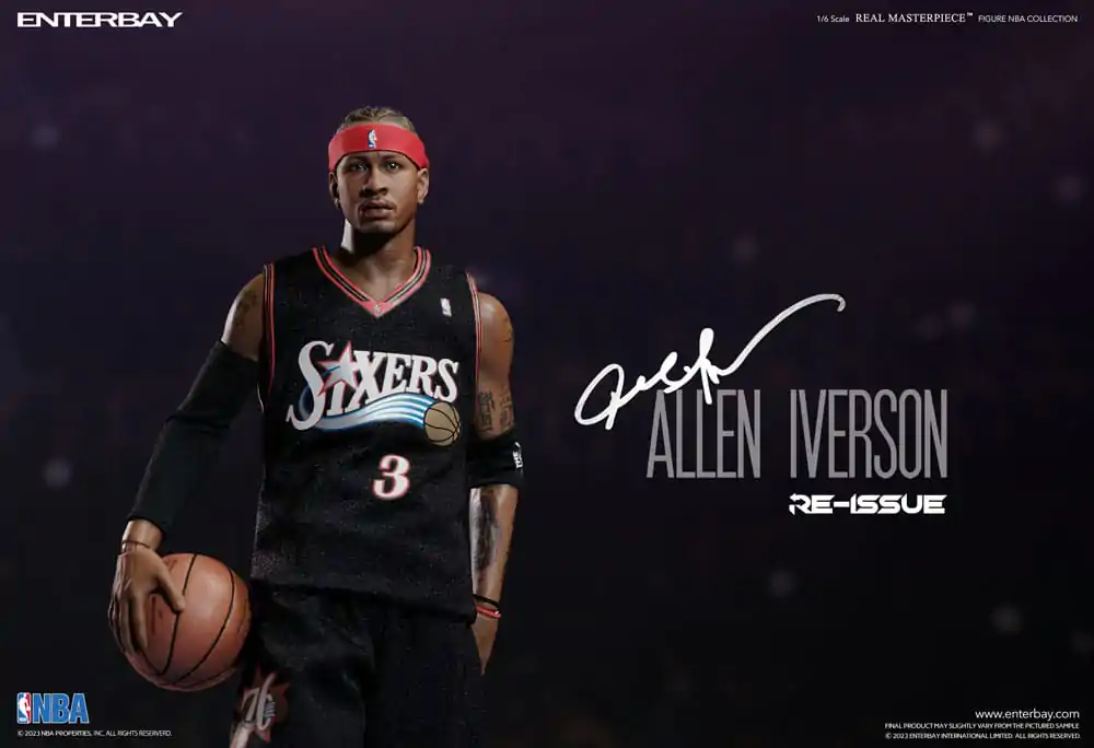 NBA Collection Real Masterpiece Actionfigur 1/6 Allen Iverson Limited Retro Edition 30 cm termékfotó