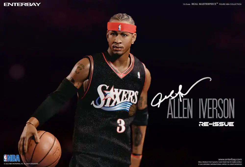 NBA Collection Real Masterpiece Actionfigur 1/6 Allen Iverson Limited Retro Edition 30 cm termékfotó