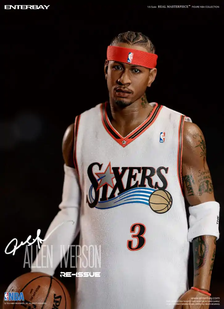 NBA Collection Real Masterpiece Actionfigur 1/6 Allen Iverson Limited Retro Edition 30 cm termékfotó