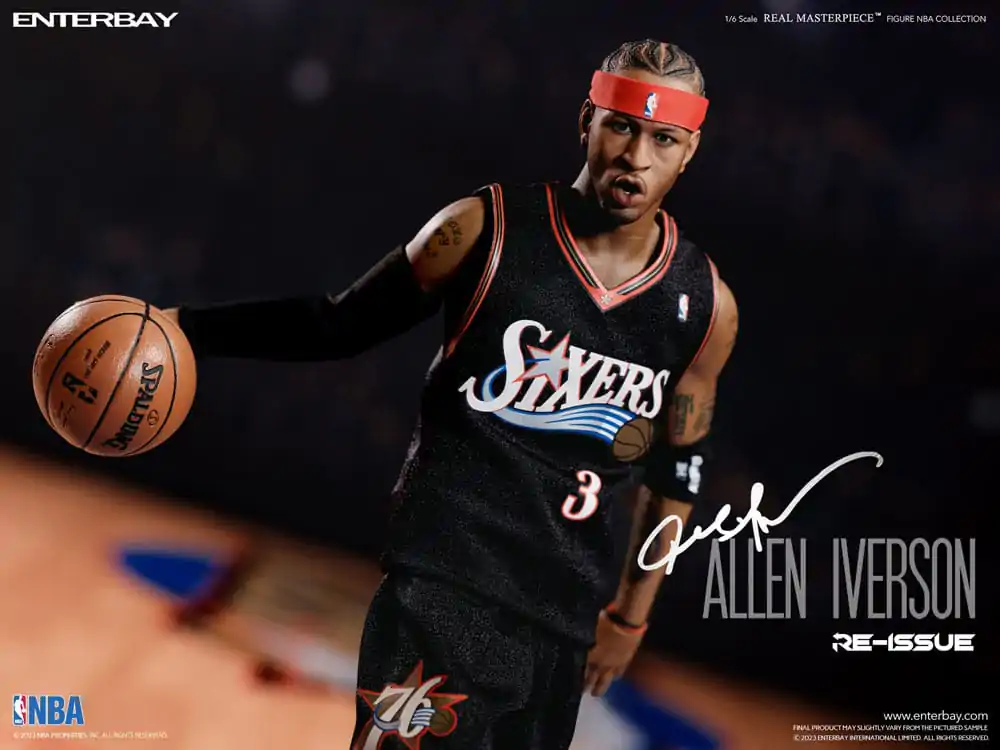 NBA Collection Real Masterpiece Actionfigur 1/6 Allen Iverson Limited Retro Edition 30 cm termékfotó