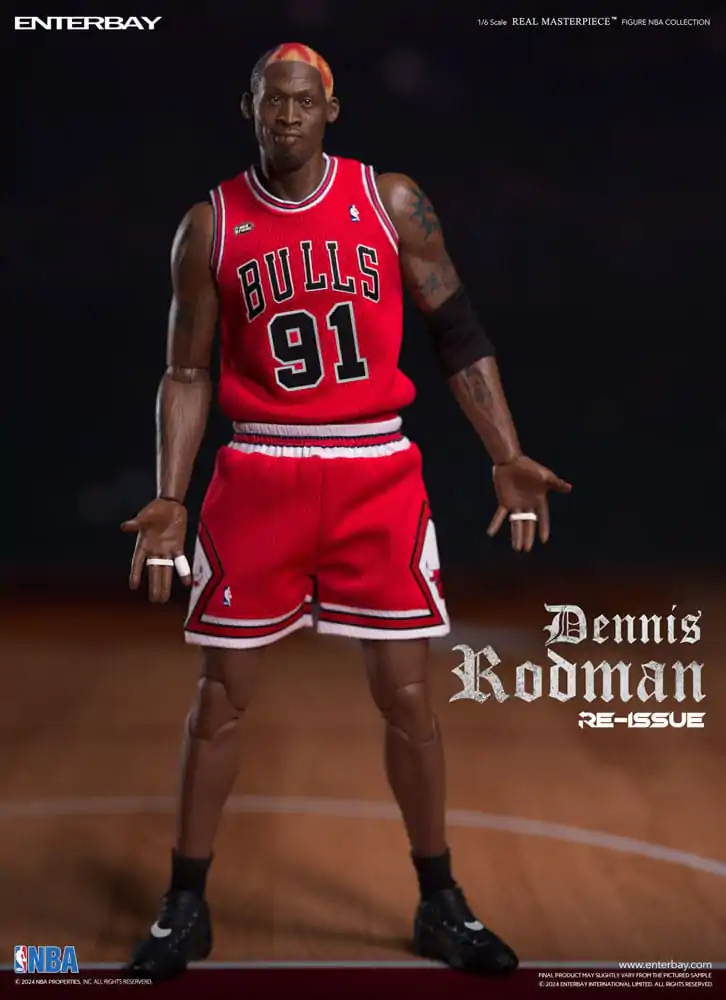 NBA Collection Real Masterpiece Actionfigur 1/6 Dennis Rodman Limited Retro Editon 33 cm termékfotó