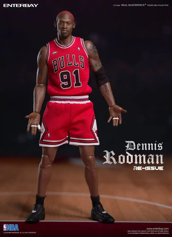 NBA Collection Real Masterpiece Actionfigur 1/6 Dennis Rodman Limited Retro Editon 33 cm termékfotó