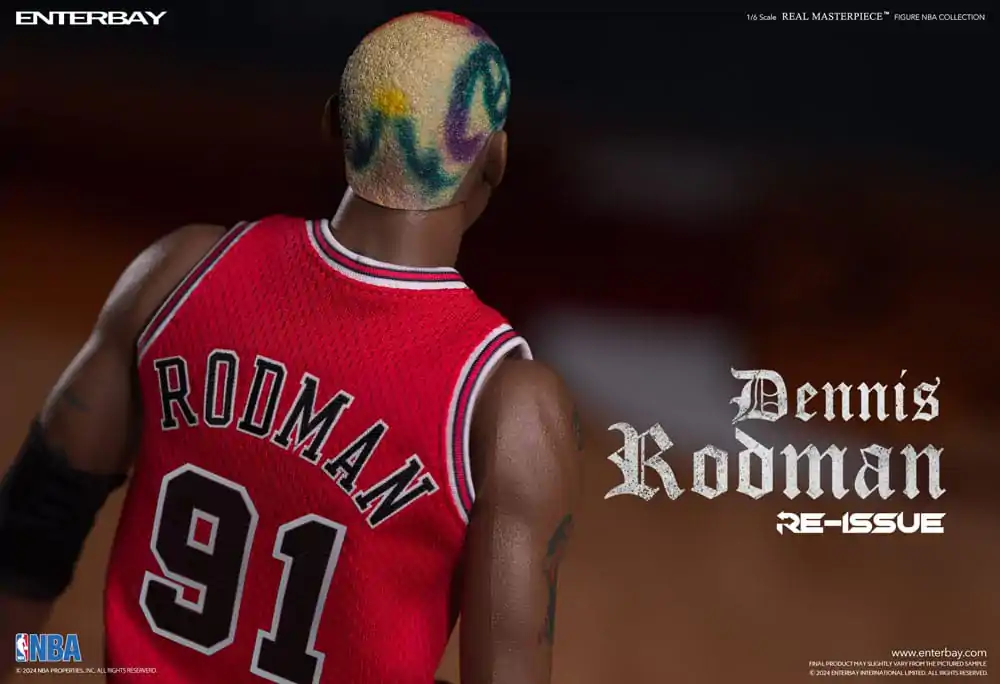 NBA Collection Real Masterpiece Actionfigur 1/6 Dennis Rodman Limited Retro Editon 33 cm termékfotó