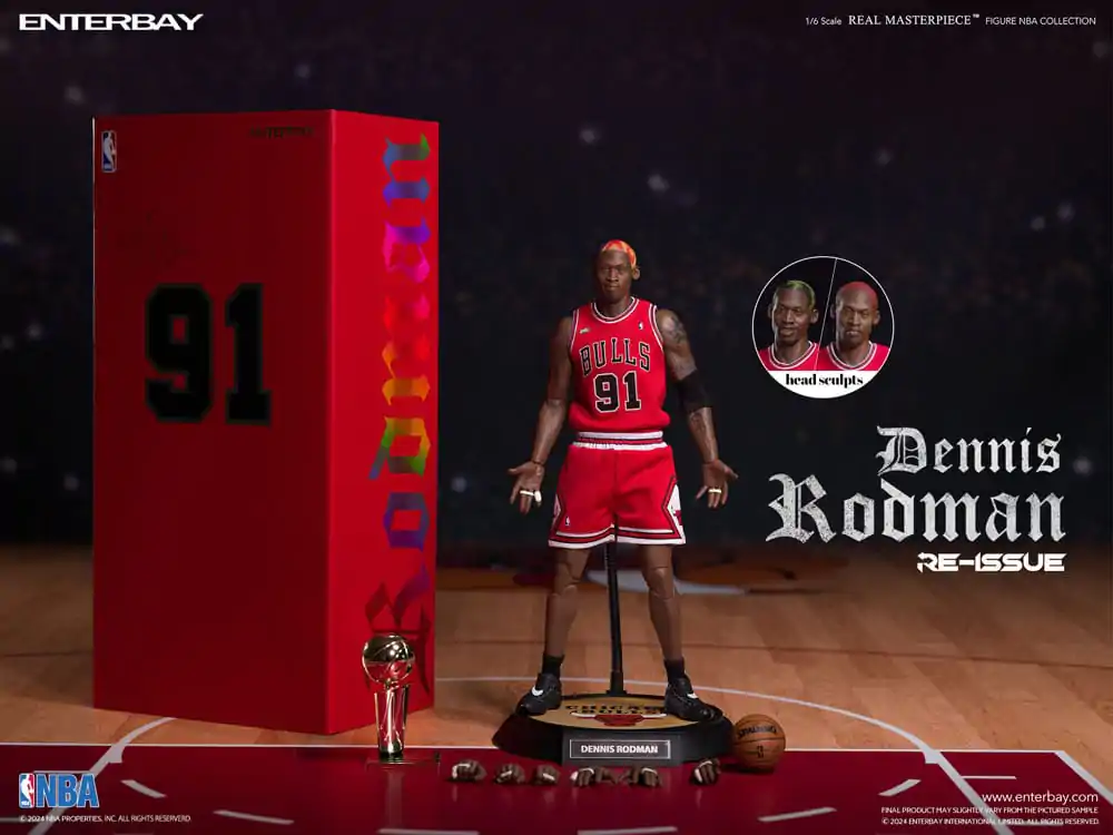 NBA Collection Real Masterpiece Actionfigur 1/6 Dennis Rodman Limited Retro Editon 33 cm termékfotó