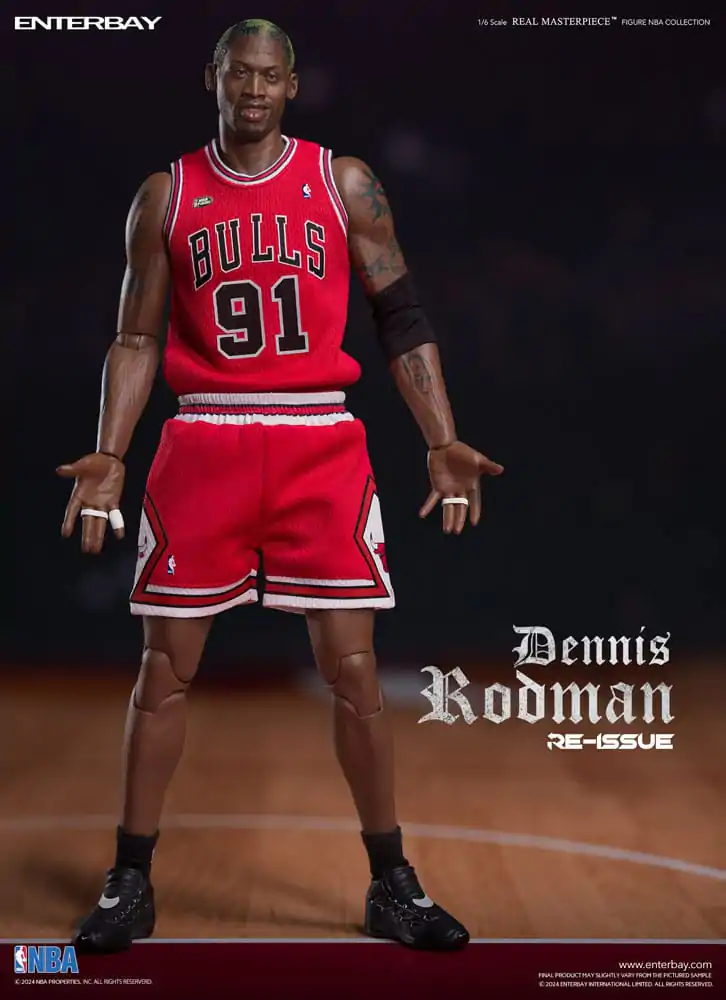 NBA Collection Real Masterpiece Actionfigur 1/6 Dennis Rodman Limited Retro Editon 33 cm termékfotó