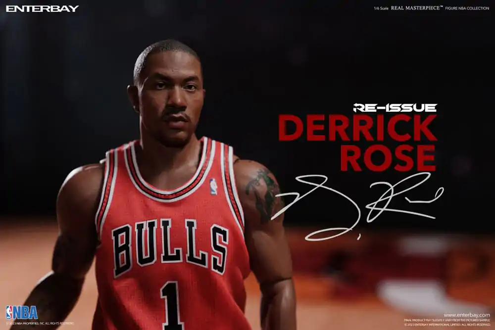 NBA Collection Real Masterpiece Actionfigur 1/6 Derrick Rose Limited Retro Edition 30 cm termékfotó