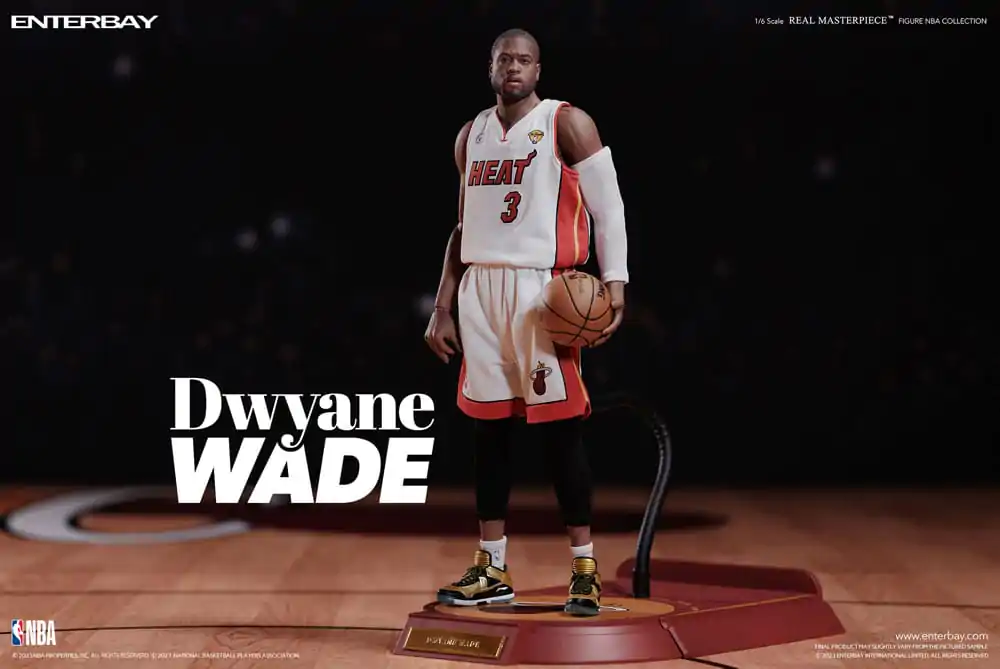 NBA Collection Real Masterpiece Actionfigur 1/6 Dwyane Wade 30 cm termékfotó
