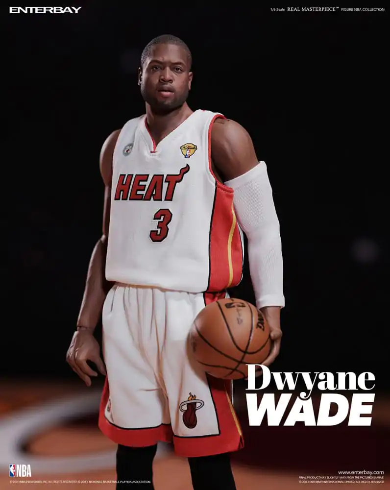 NBA Collection Real Masterpiece Actionfigur 1/6 Dwyane Wade 30 cm termékfotó