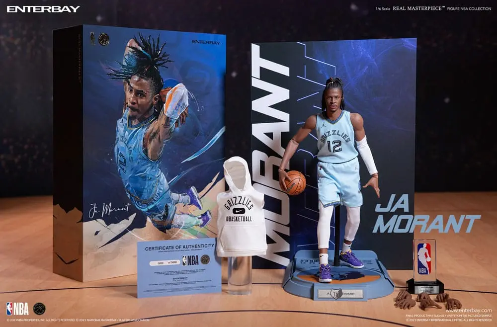 NBA Collection Real Masterpiece Actionfigur 1/6 Ja Morant 30 cm Produktfoto