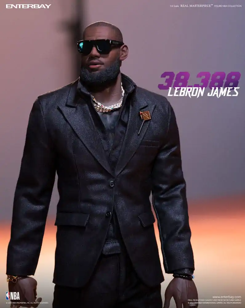 NBA Collection Real Masterpiece Actionfigur 1/6 Lebron James Special Edition 30 cm termékfotó