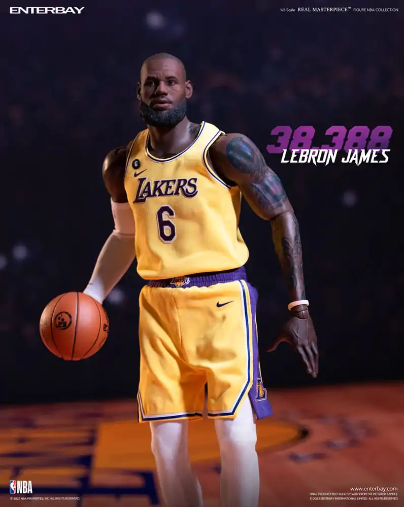 NBA Collection Real Masterpiece Actionfigur 1/6 Lebron James Special Edition 30 cm termékfotó