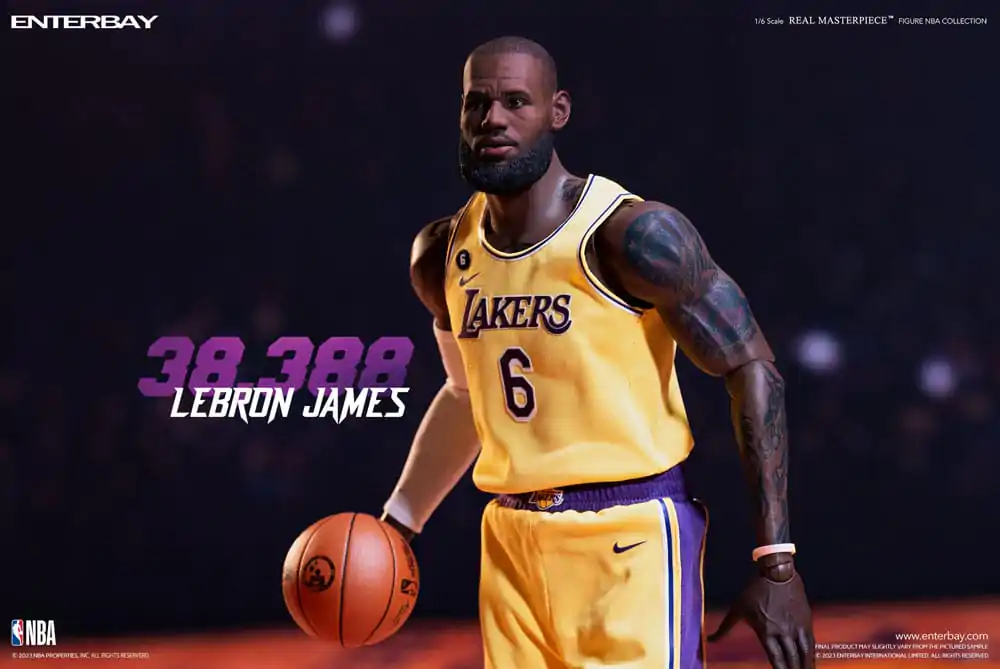 NBA Collection Real Masterpiece Actionfigur 1/6 Lebron James Special Edition 30 cm termékfotó