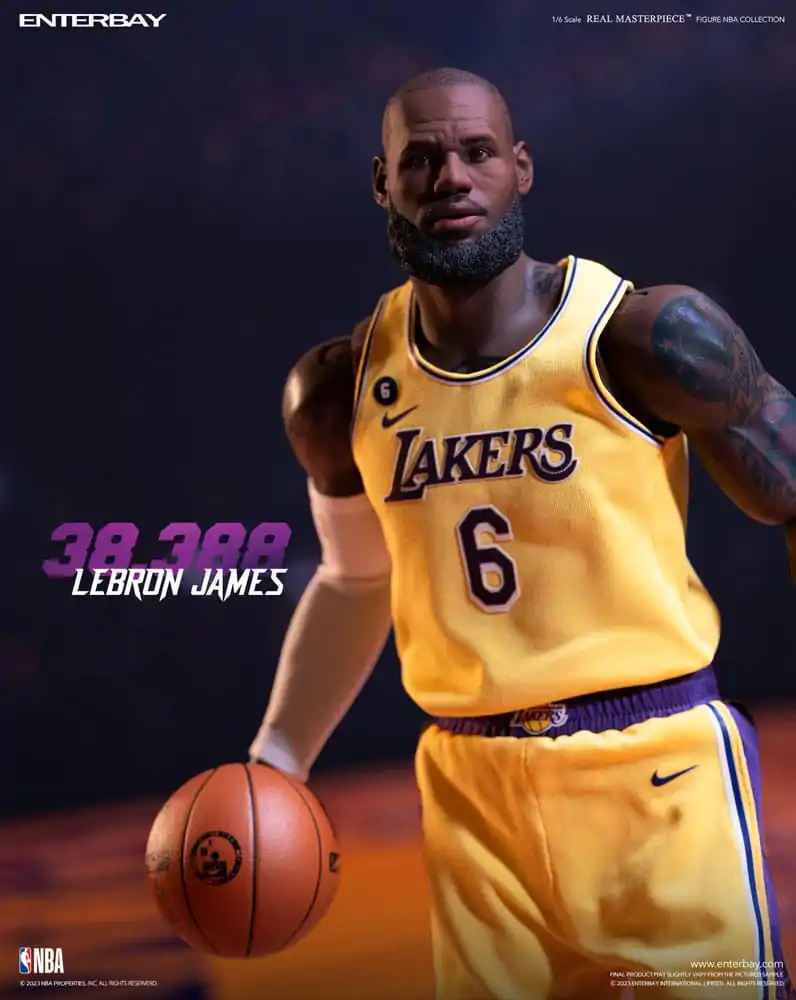 NBA Collection Real Masterpiece Actionfigur 1/6 Lebron James Special Edition 30 cm termékfotó