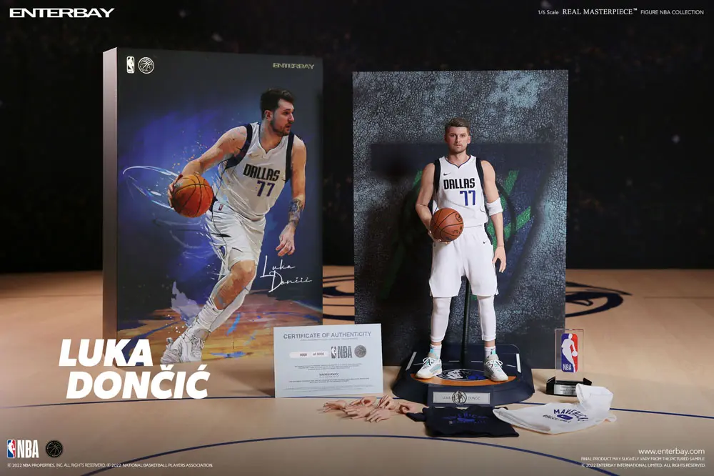 NBA Collection Real Masterpiece Actionfigur 1/6 Luka Doncic 30 cm termékfotó