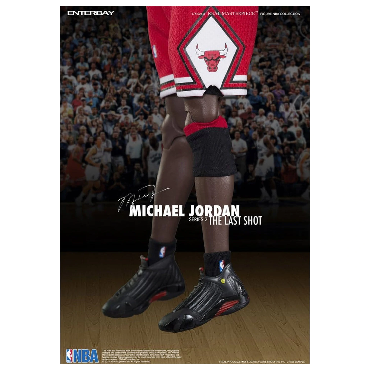 NBA Collection Real Masterpiece Actionfigur 1/6 Michael Jordan Series 2 (Road Jersey Edition) 33 cm Produktfoto
