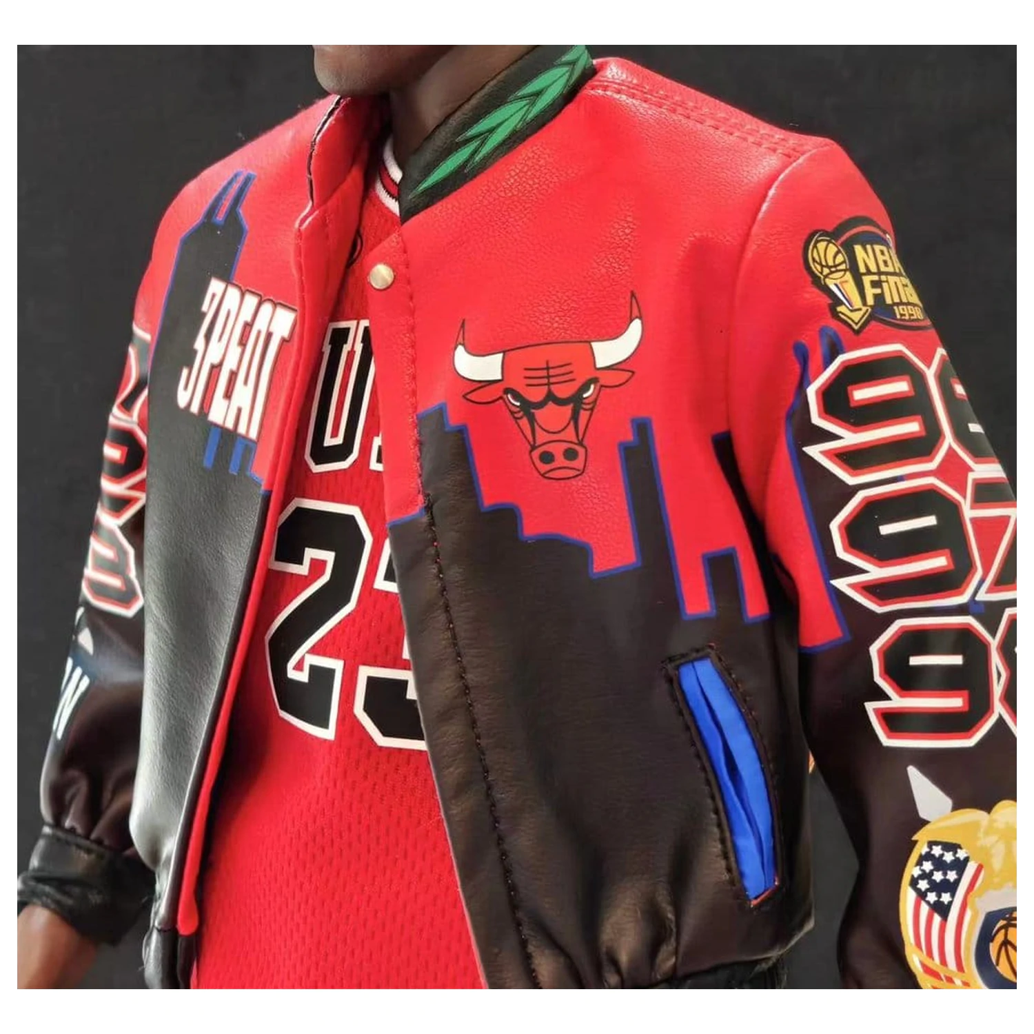 NBA Collection Real Masterpiece Actionfigur 1/6 Michael Jordan Series 2 (Road Jersey Edition) 33 cm Produktfoto