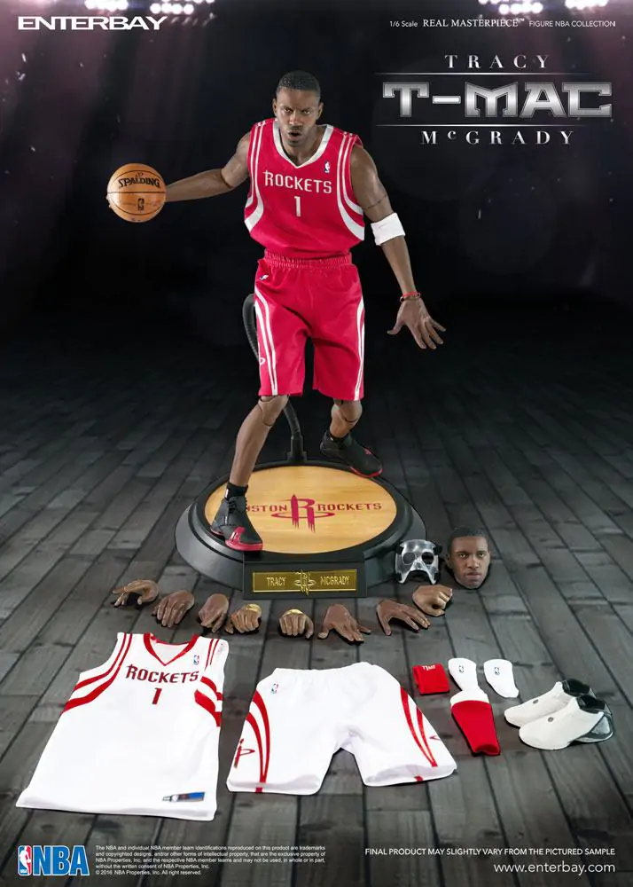 NBA Collection Real Masterpiece Actionfigur 1/6 Tracy McGrady Limited Retro Edition 30 cm termékfotó