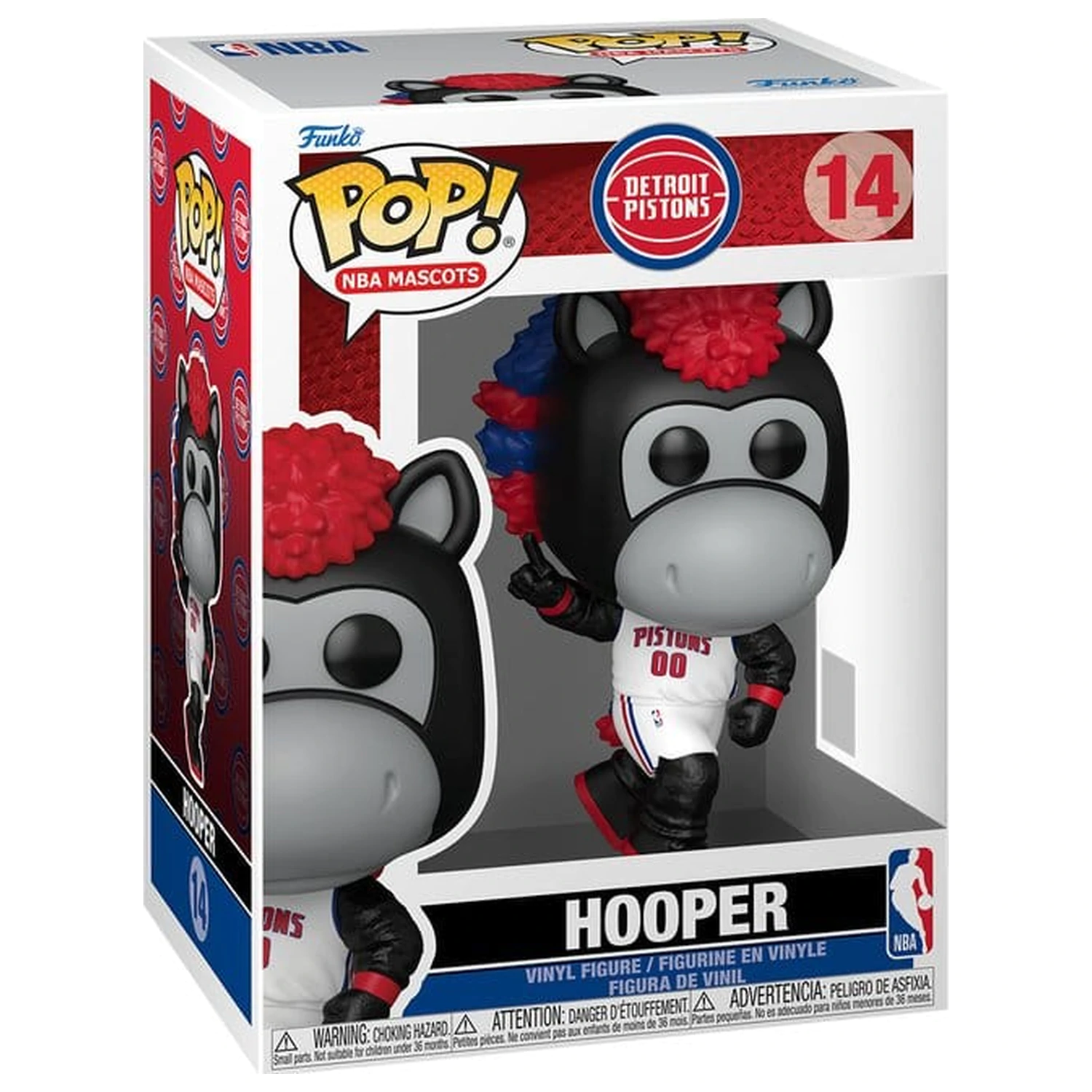 NBA Funko POP! Basketball Vinyl Figur Mascots: Pistons- Hooper 9 cm Produktfoto