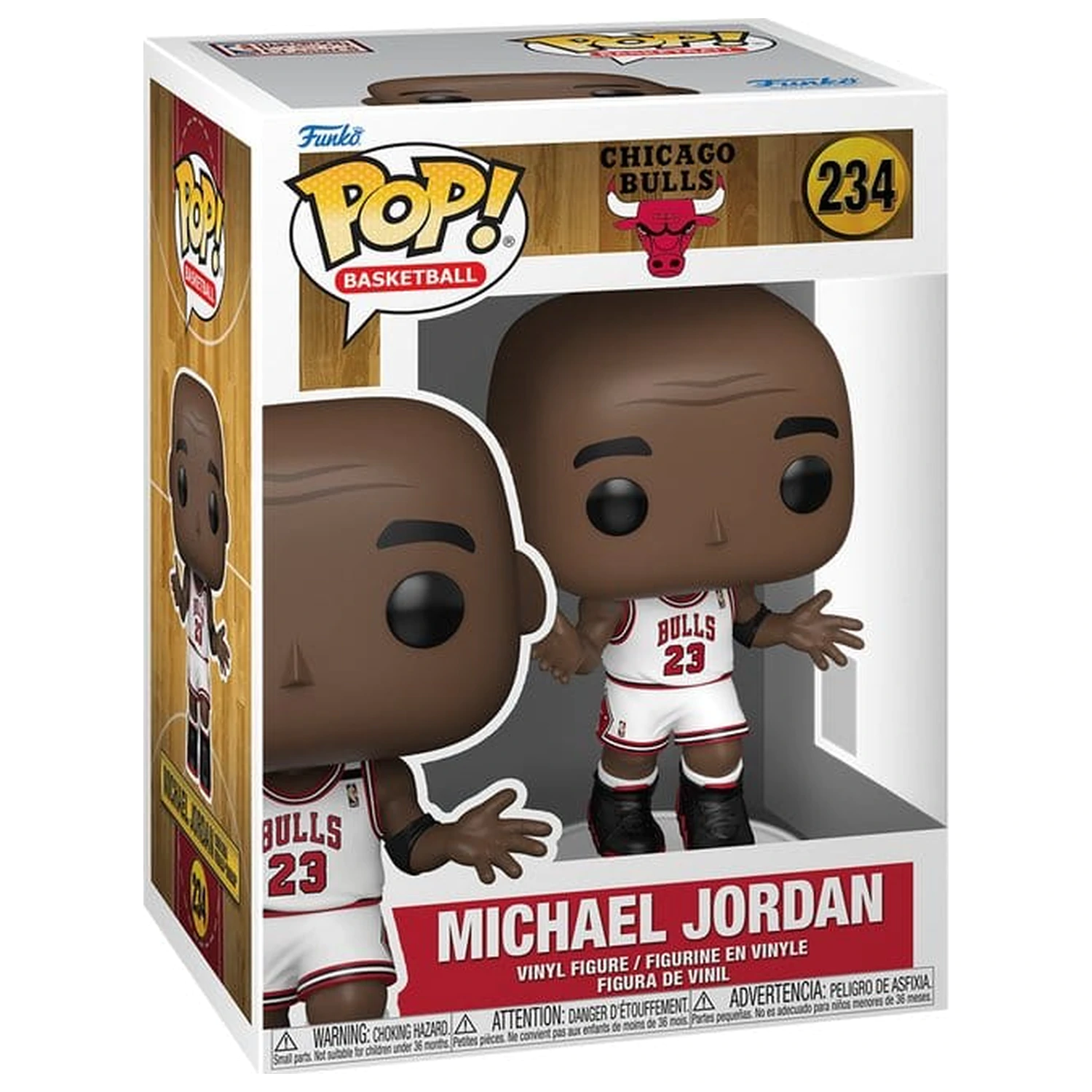 NBA Funko POP! Sport Vinyl Figur Bulls- Michael Jordan (Shrug) 9 cm Produktfoto