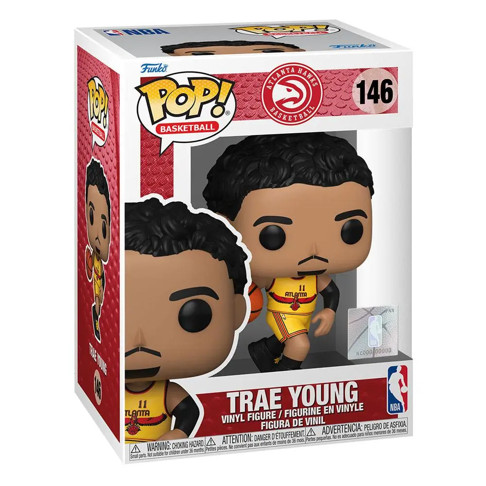 NBA Hawks POP! Basketball Vinyl Figur Trae Young (City Edition 2021) 9 cm termékfotó