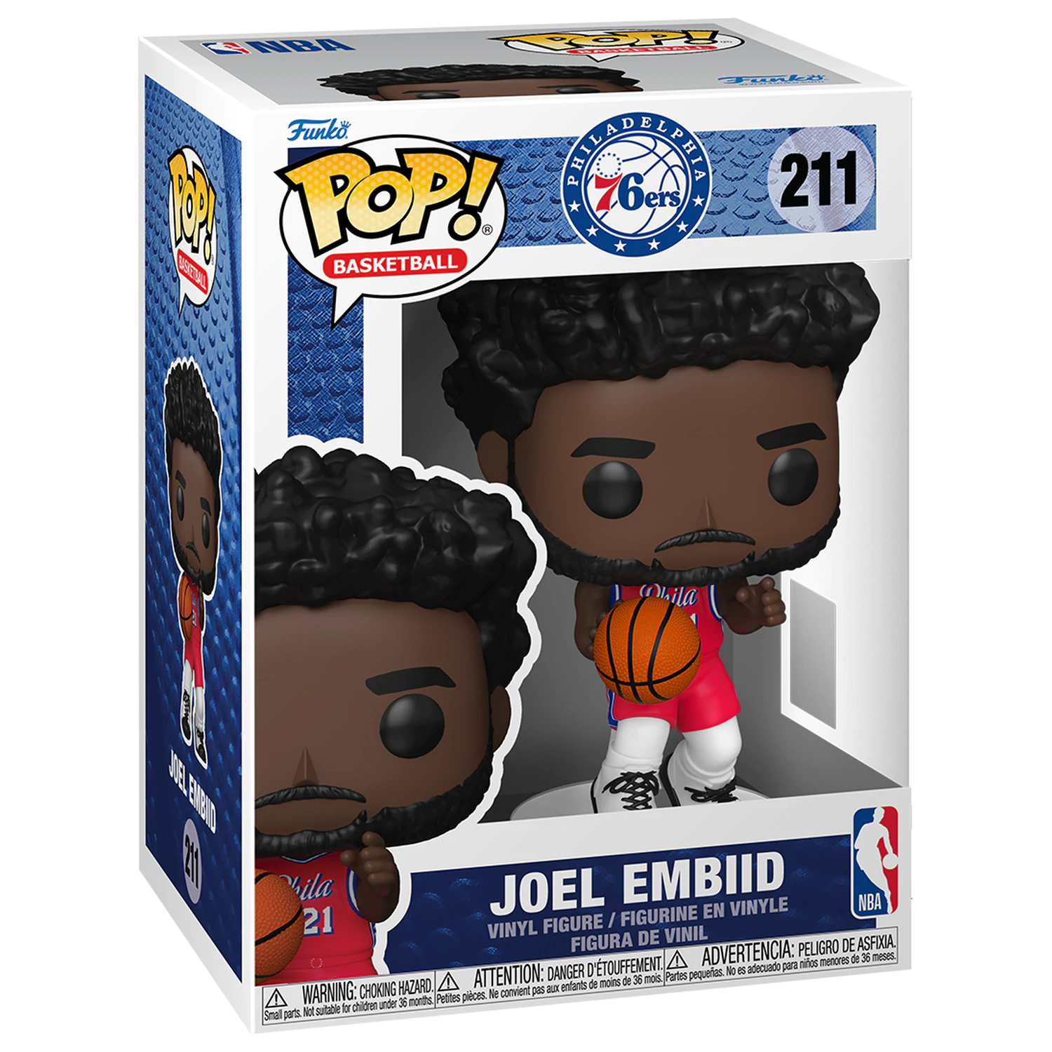 NBA Legends Funko POP! Sports Vinyl Figur 76ers- Joel Embiid 9 cm Produktfoto