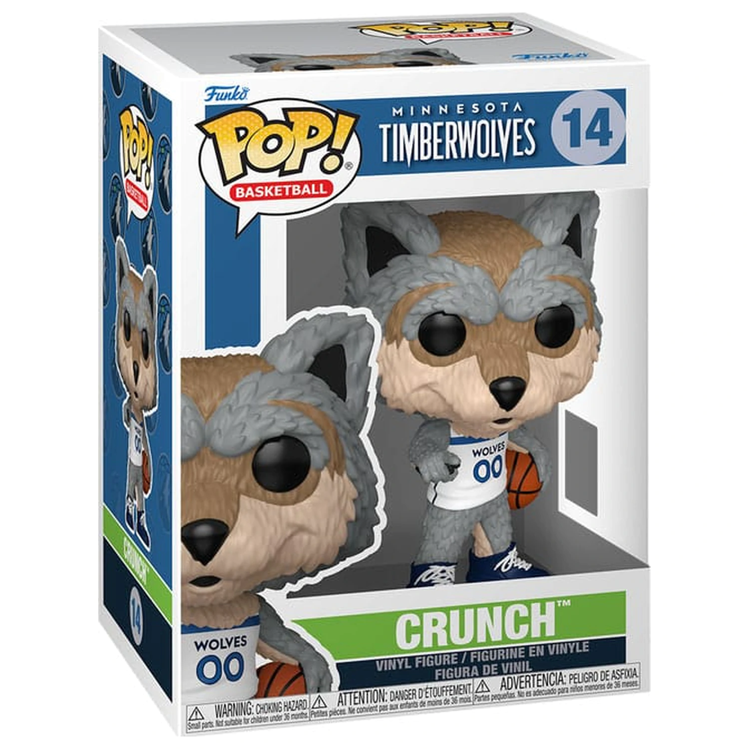 NBA Legends Funko POP! Sports Vinyl Figur Maskottchen Wolves- Crunch The Wolf 9 cm Produktfoto
