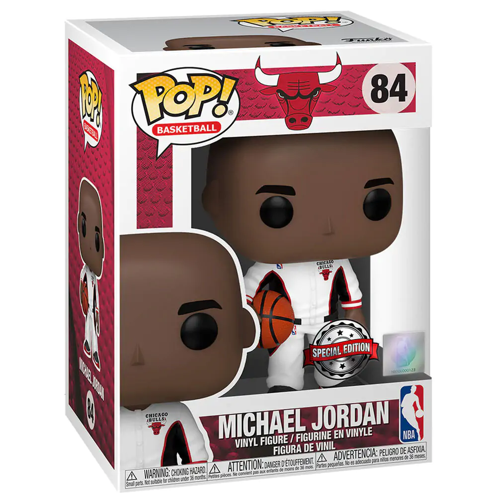 NBA Legends Funko POP! Sports Vinyl Figur Michael Jordan (Bulls White Warmup) Exclusive 9 cm termékfotó