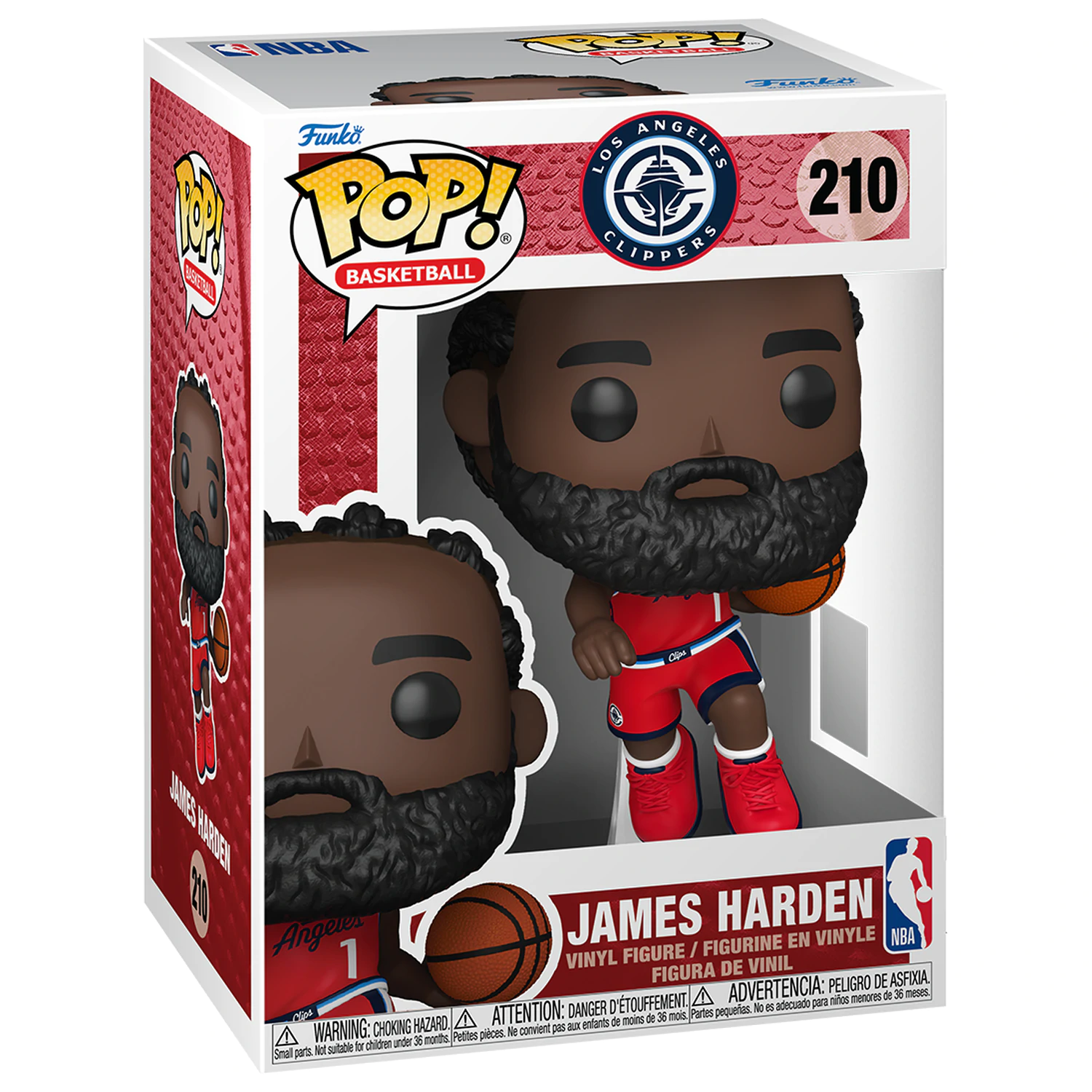 NBA Legends Funko POP! Sports Vinyl Figur Philadelphia 76ers - James Harden 9 cm Produktfoto