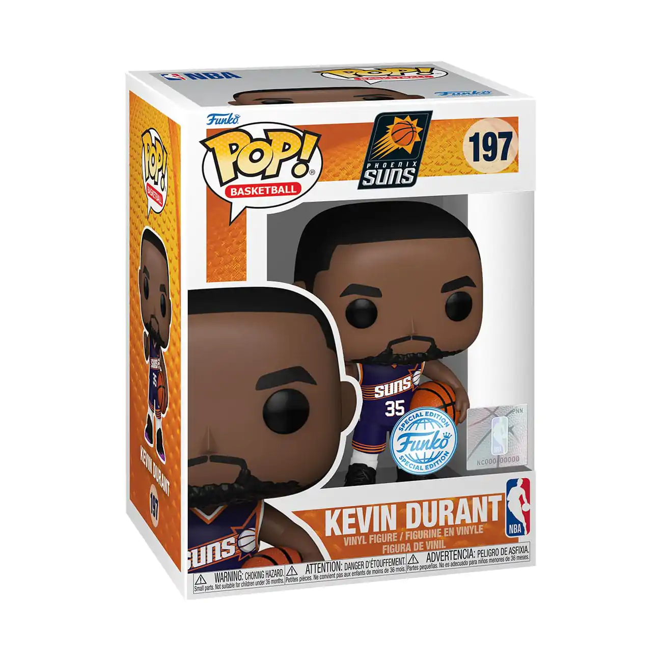 NBA Legends Funko POP! Sports Vinyl Figur Suns- Kevin Durant(Icon Edition) 9 cm termékfotó