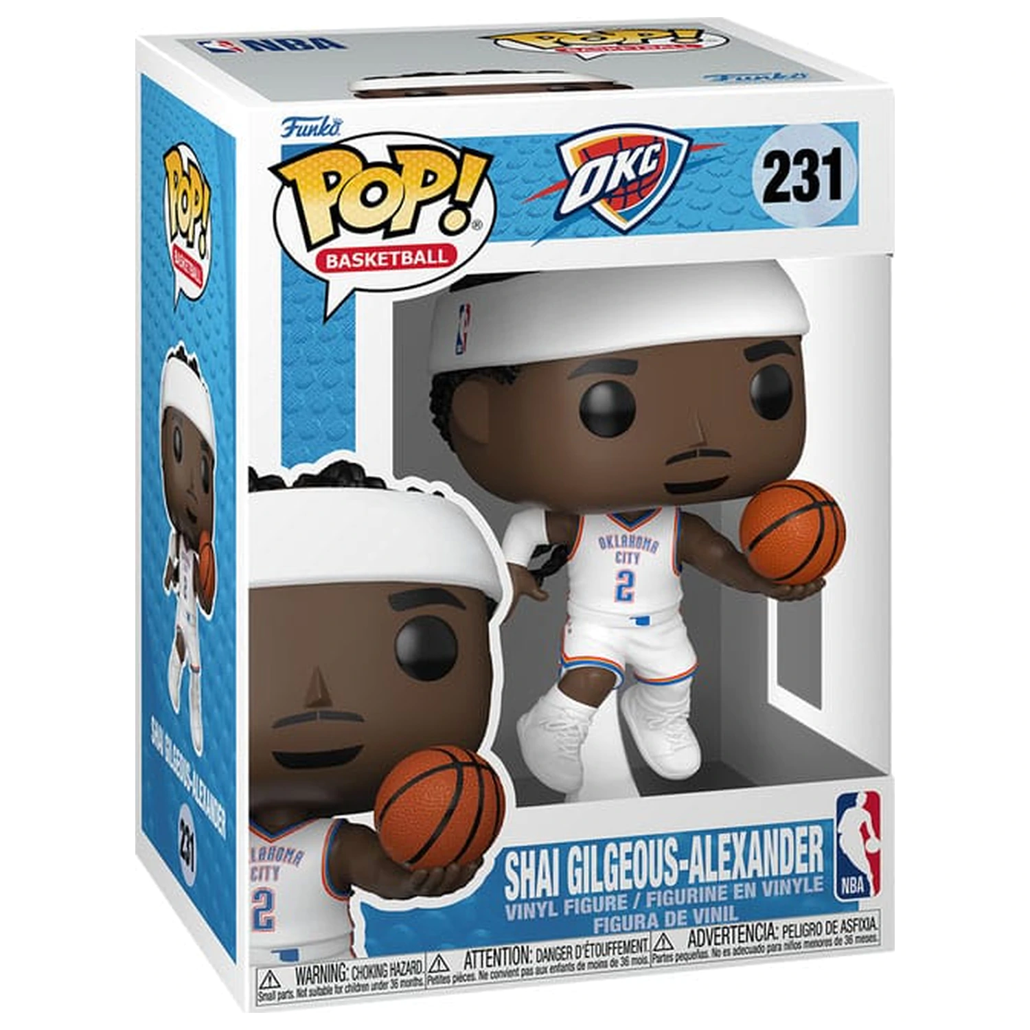 NBA Legends Funko POP! Sport Vinyl Figur Thunder- SG-A (Home) 9 cm Produktfoto