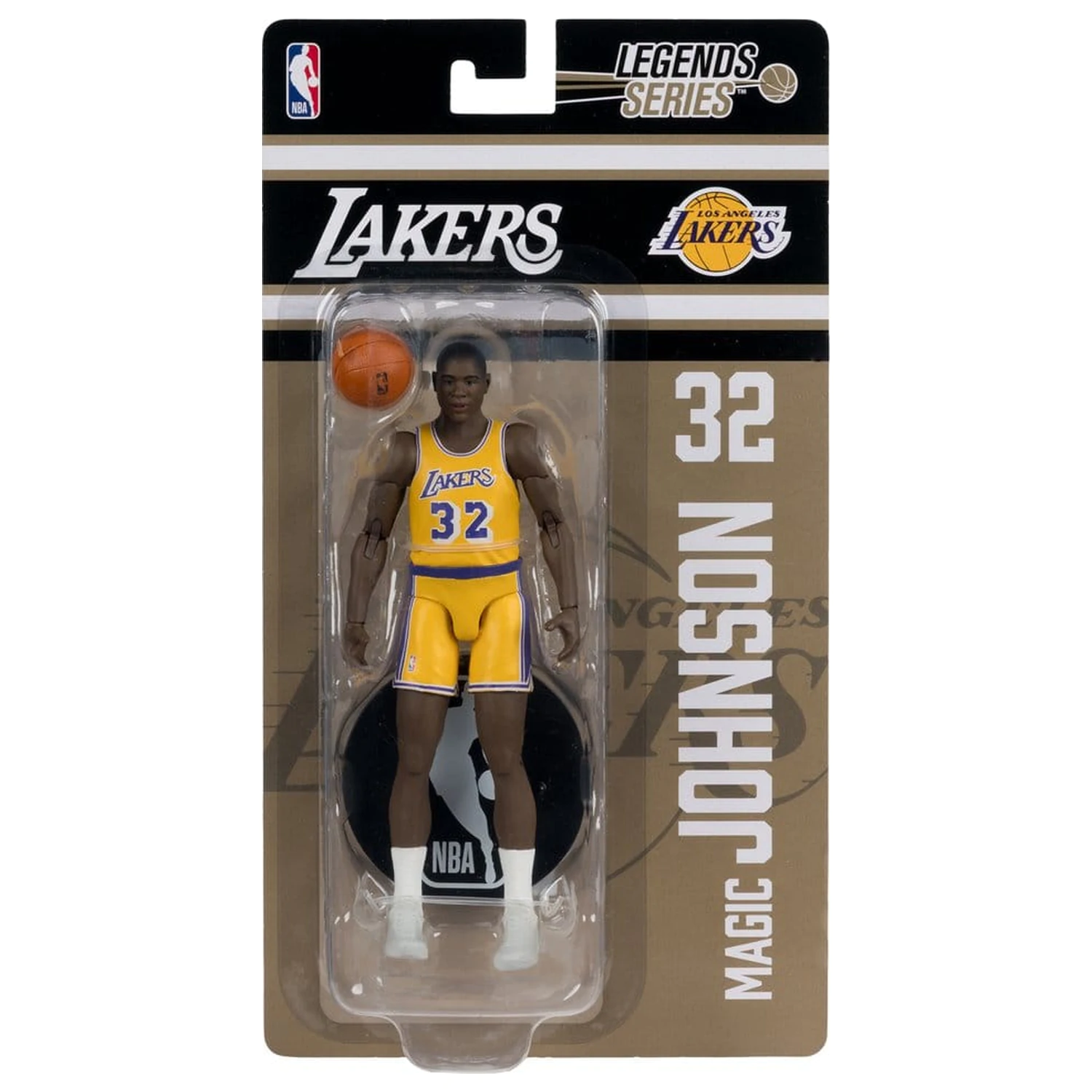 NBA Legends Series Actionfigur Earvin "Magic" Johnson (Los Angeles Lakers) 15 cm Produktfoto
