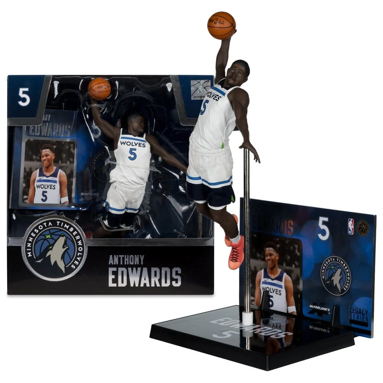NBA McFarlane's SportsPicks Figur Anthony Edwards (Minnesota Timberwolves) 21 cm Produktfoto