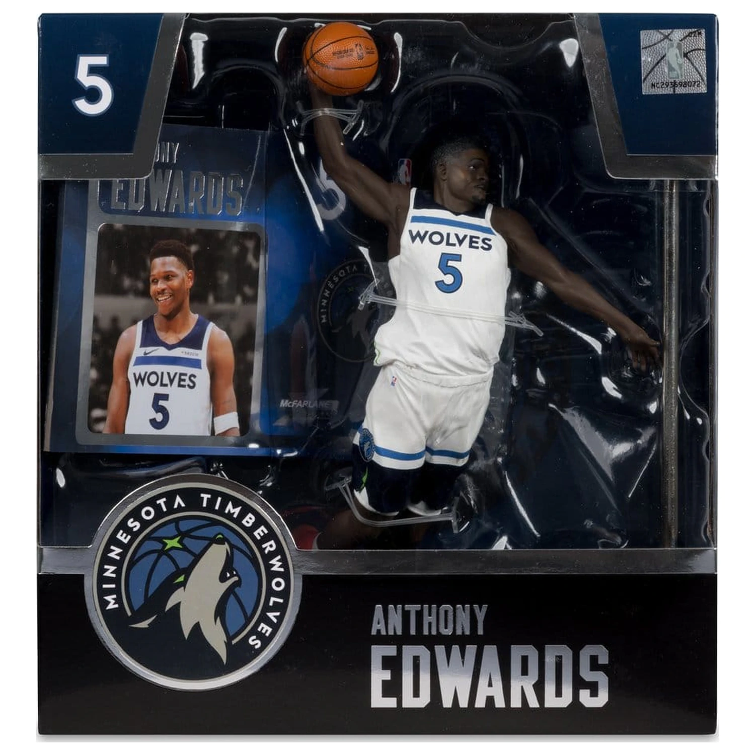 NBA McFarlane's SportsPicks Figur Anthony Edwards (Minnesota Timberwolves) 21 cm Produktfoto
