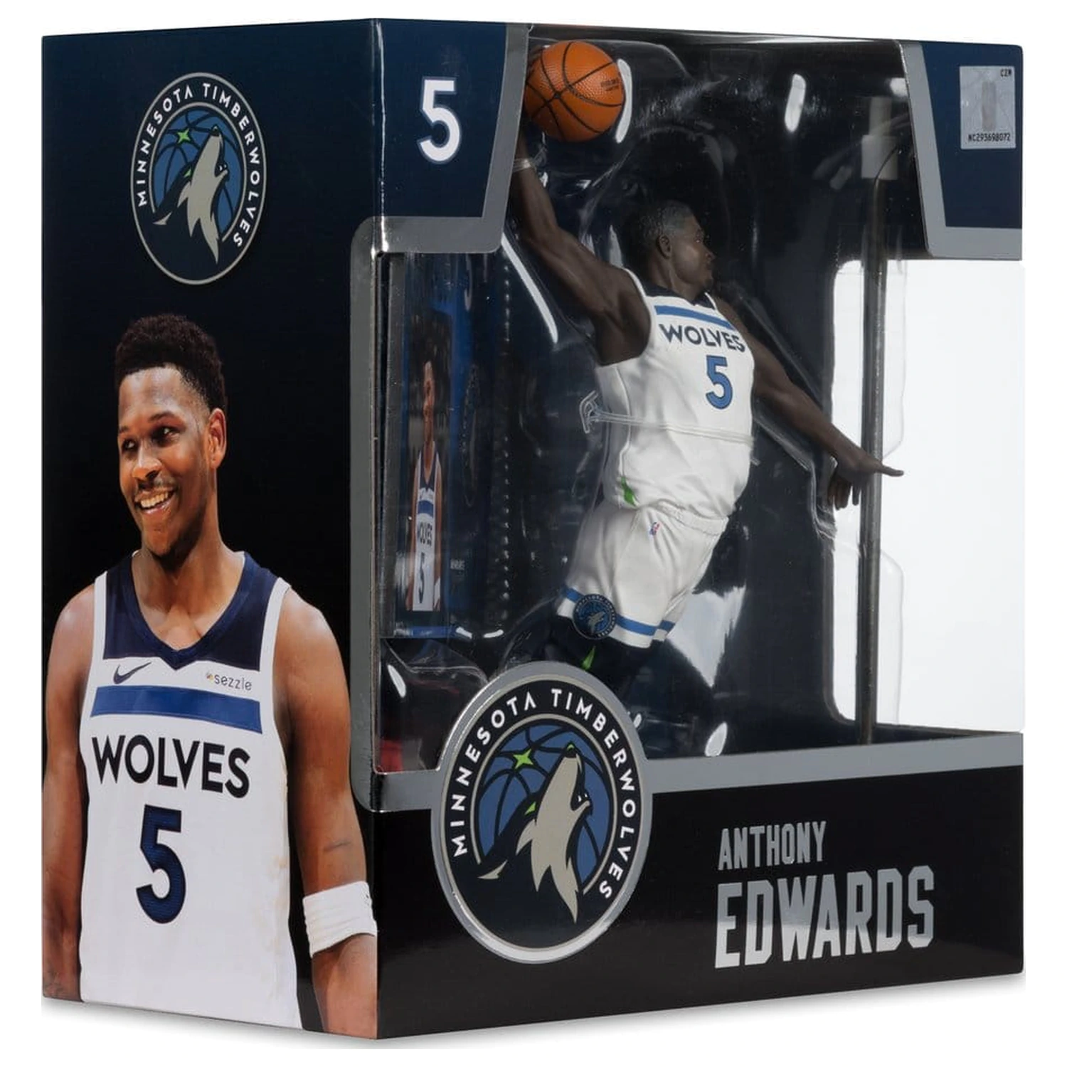 NBA McFarlane's SportsPicks Figur Anthony Edwards (Minnesota Timberwolves) 21 cm Produktfoto