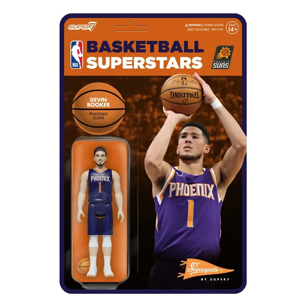 NBA ReAction Actionfigur Wave 4 Devin Booker (Suns) 10 cm Produktfoto