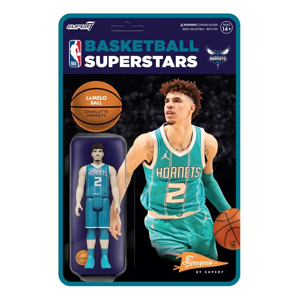 NBA ReAction Actionfigur Wave 4 LaMelo Ball (Hornets) 10 cm Produktfoto