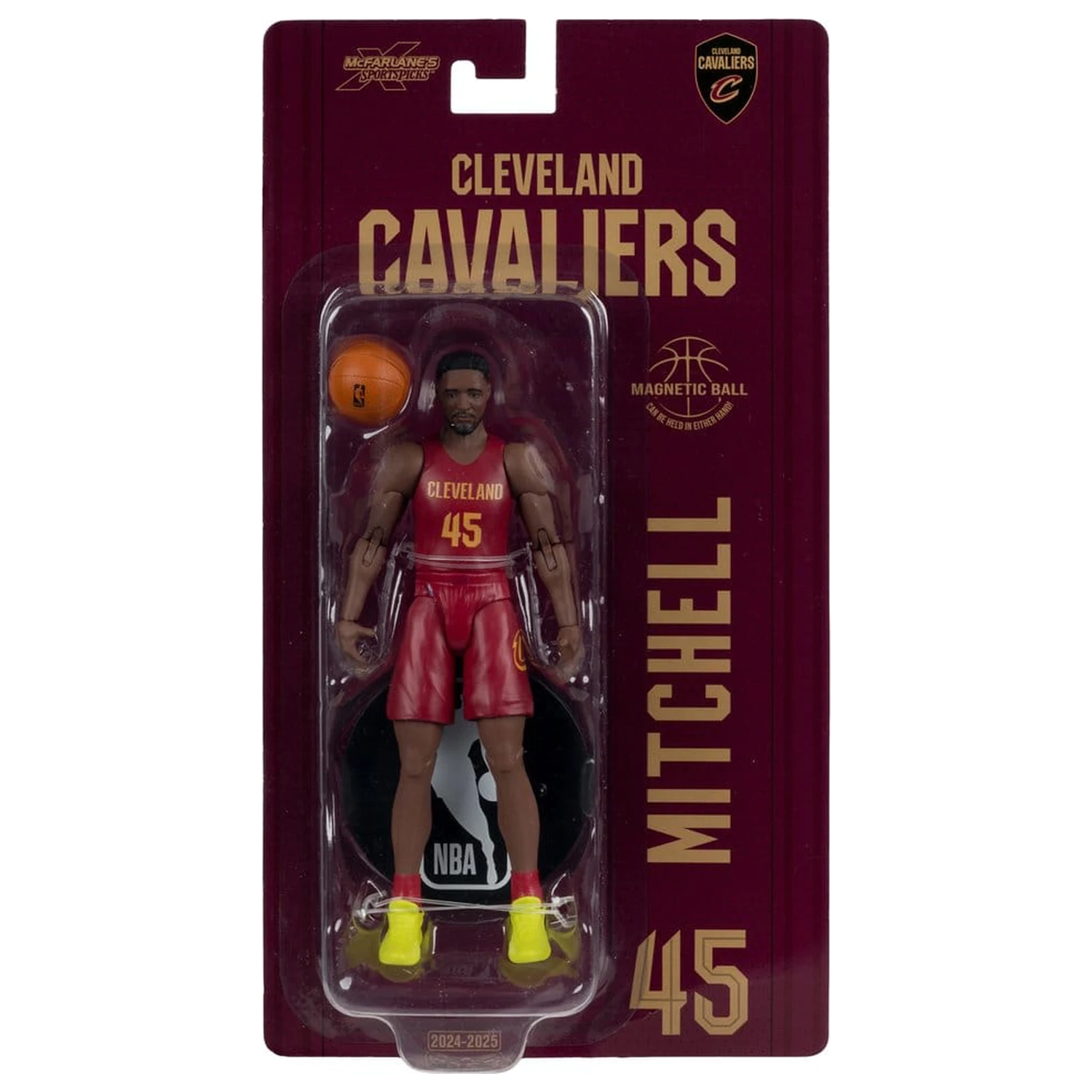 NBA SportsPicks Actionfigur Donovan Mitchell (Cleveland Cavaliers) 15 cm Produktfoto