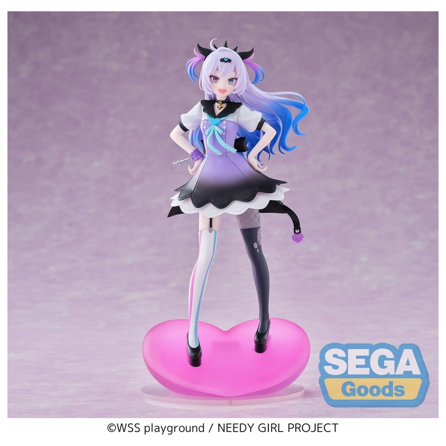 Needy Girl Overdose XStellar PVC Figur PURPLE LOLLIPOP 20 cm Produktfoto