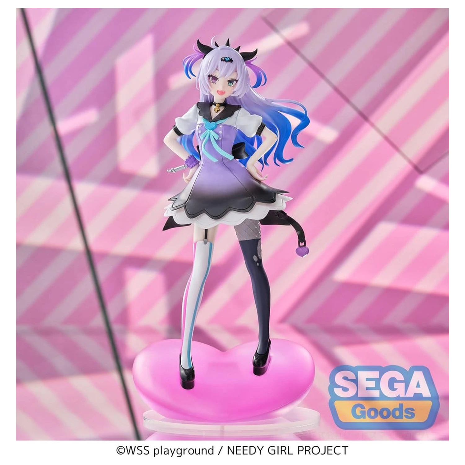 Needy Girl Overdose XStellar PVC Figur PURPLE LOLLIPOP 20 cm Produktfoto
