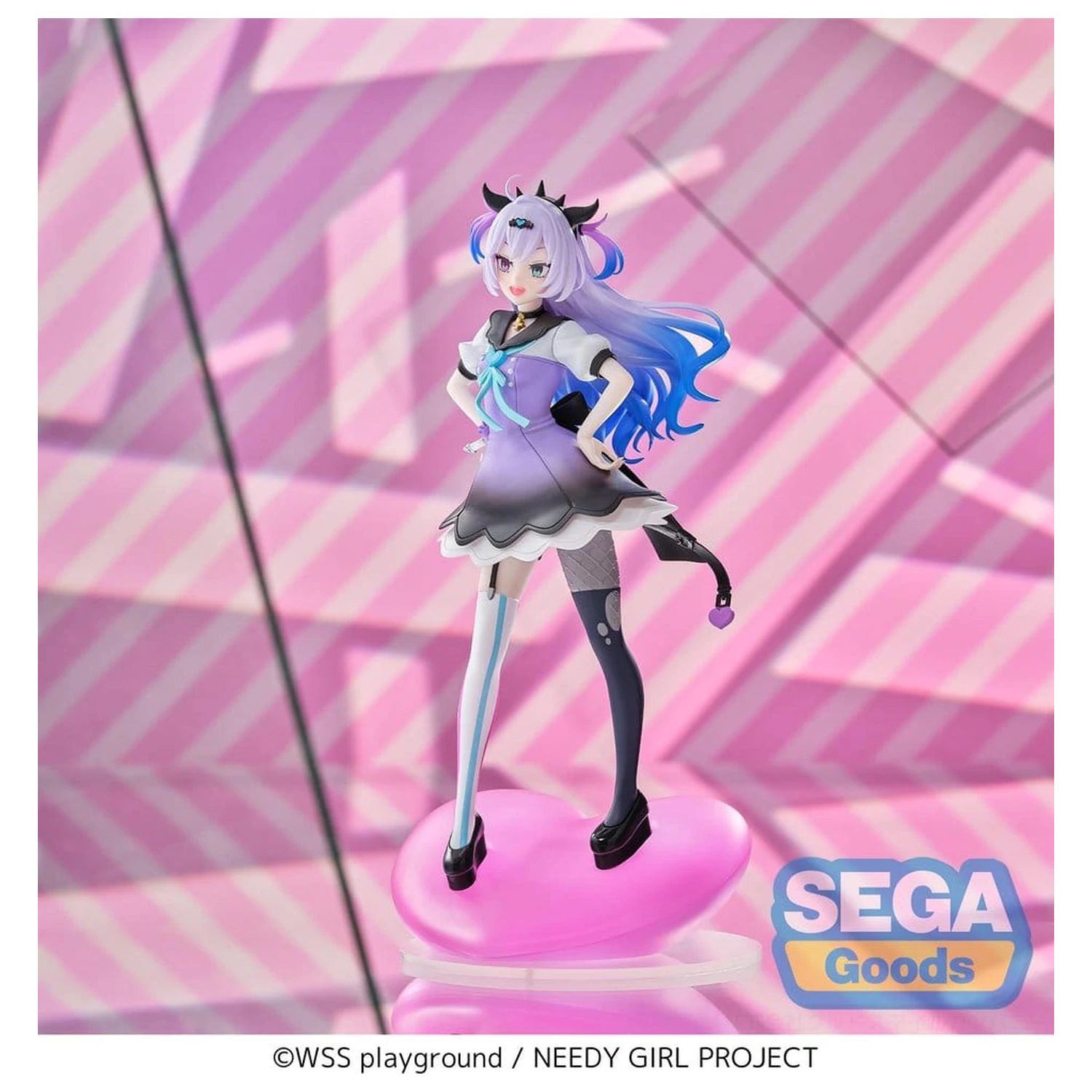 Needy Girl Overdose XStellar PVC Figur PURPLE LOLLIPOP 20 cm Produktfoto