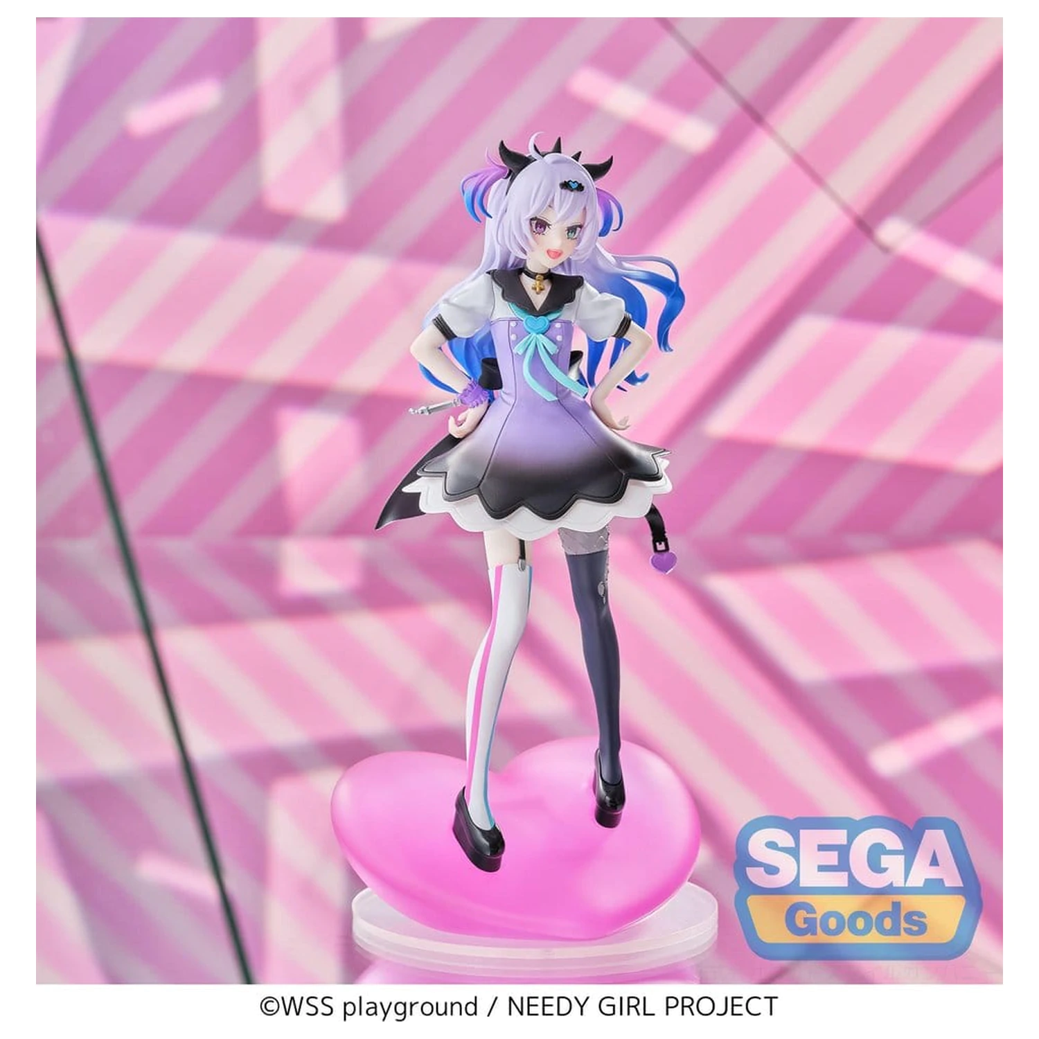 Needy Girl Overdose XStellar PVC Figur PURPLE LOLLIPOP 20 cm Produktfoto