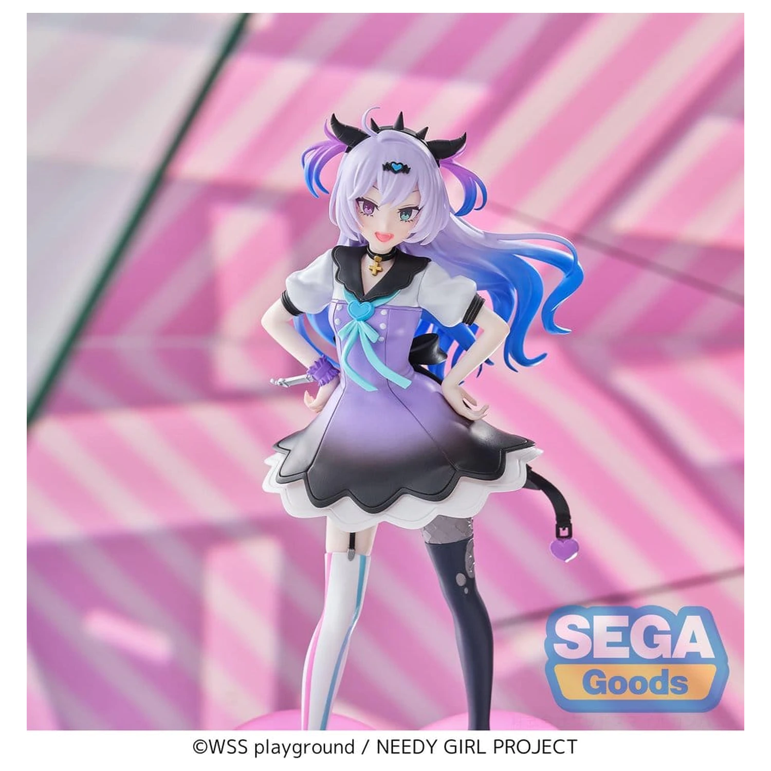 Needy Girl Overdose XStellar PVC Figur PURPLE LOLLIPOP 20 cm Produktfoto
