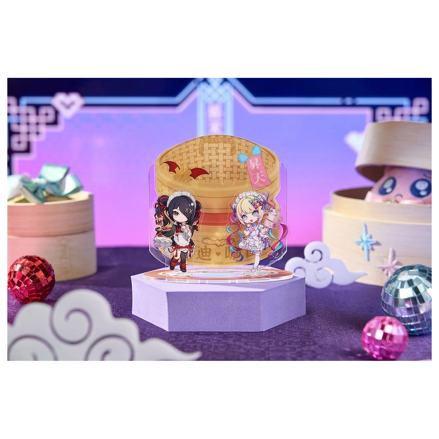 Needy Streamer Overload Needy Streamer Chinese Restaurant Series Acryl-Diorama Chibi Produktfoto