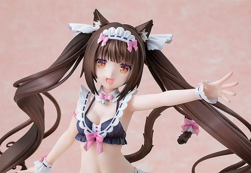 Nekopara PVC Statue 1/7 Chocola: Maid Swimsuit Ver. 26 cm Produktfoto