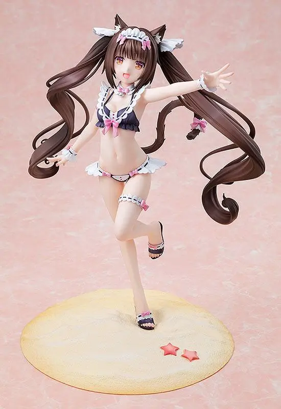 Nekopara PVC Statue 1/7 Chocola: Maid Swimsuit Ver. 26 cm Produktfoto