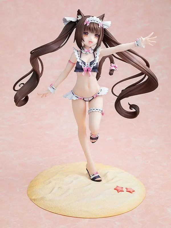 Nekopara PVC Statue 1/7 Chocola: Maid Swimsuit Ver. 26 cm Produktfoto