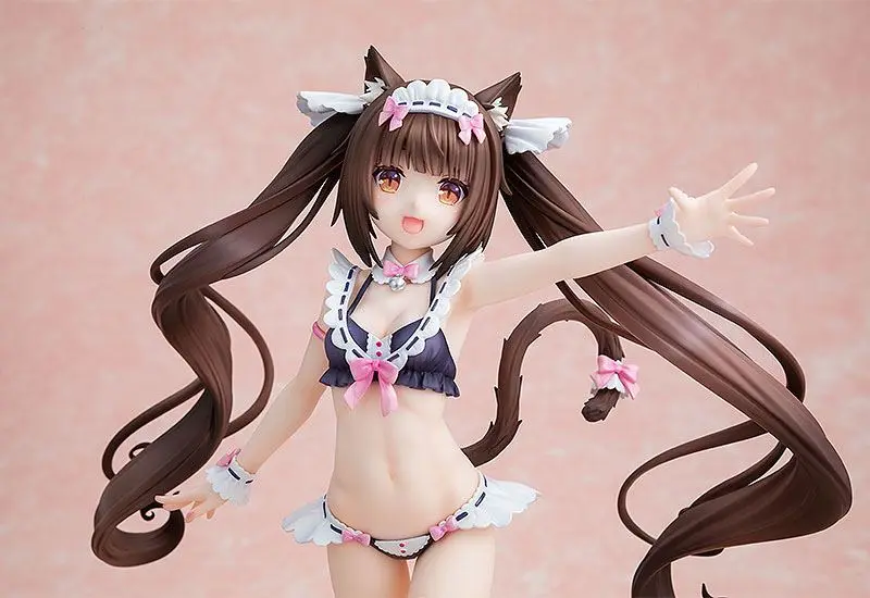 Nekopara PVC Statue 1/7 Chocola: Maid Swimsuit Ver. 26 cm Produktfoto